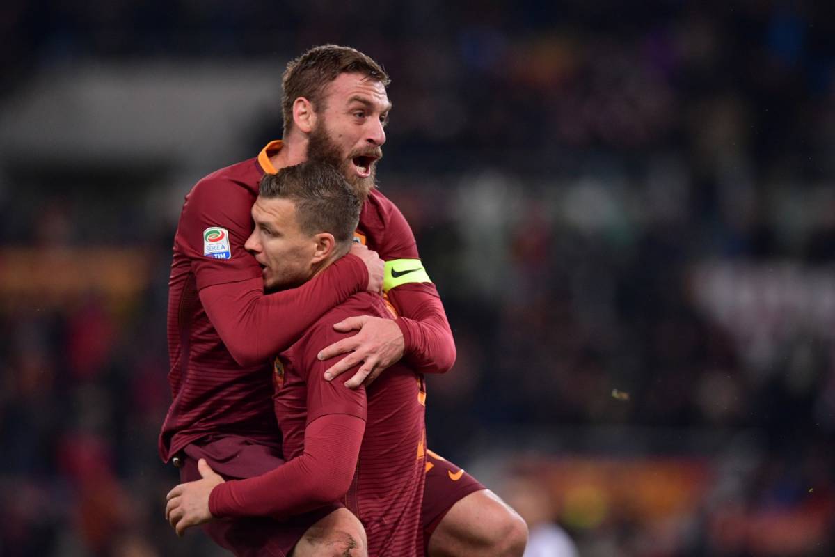 La Roma non molla la Juventus: Dzeko riporta a meno uno i giallorossi