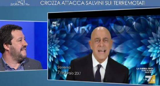 Salvini a Crozza: "Facile pontificare con i milioni in banca"