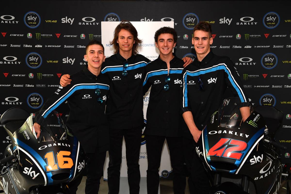 Il team di Rossi e Sky si sdoppia e sfida anche la Moto2