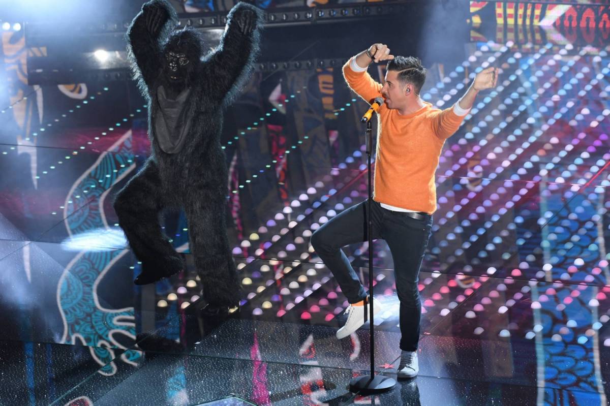 Sanremo, la scimmia di Francesco Gabbani viene da X Factor