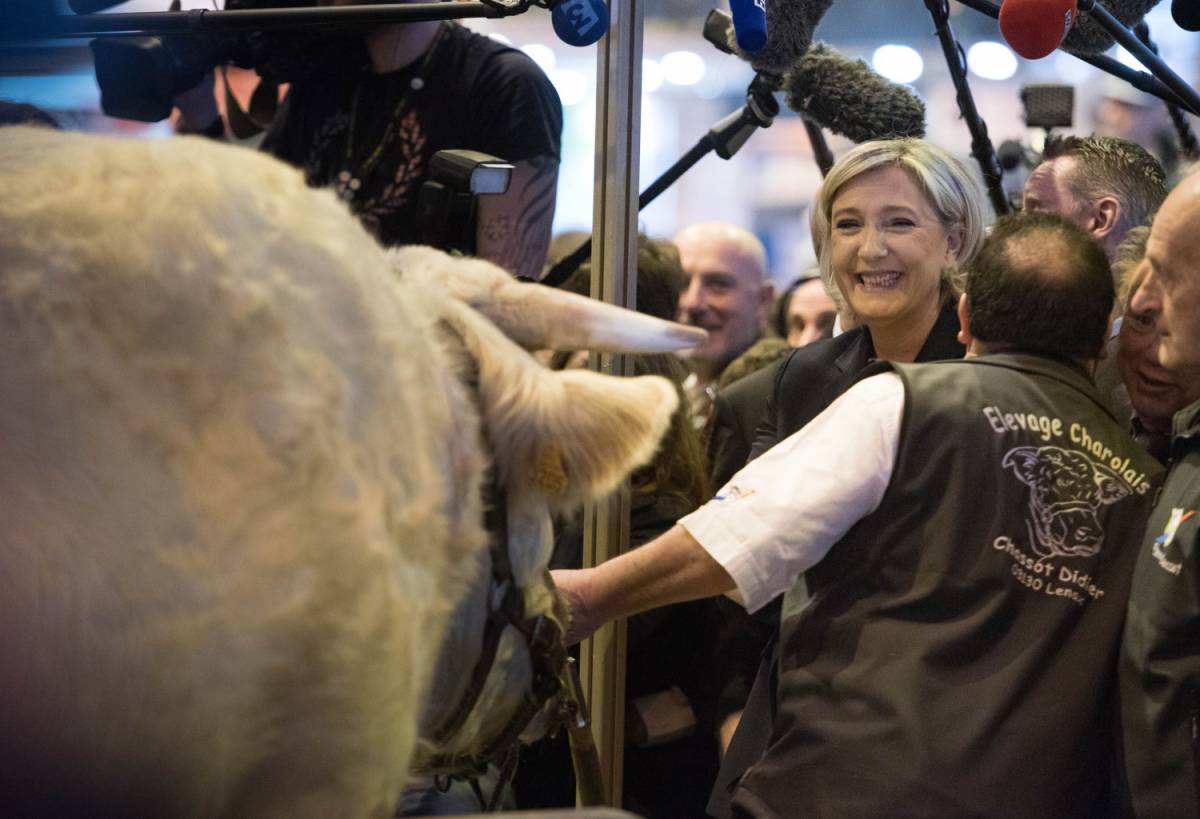 Gli agricoltori francesi preferiscono la Le Pen