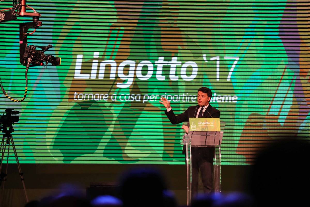 Torino, Renzi rilancia la sua candidatura a segretario Pd