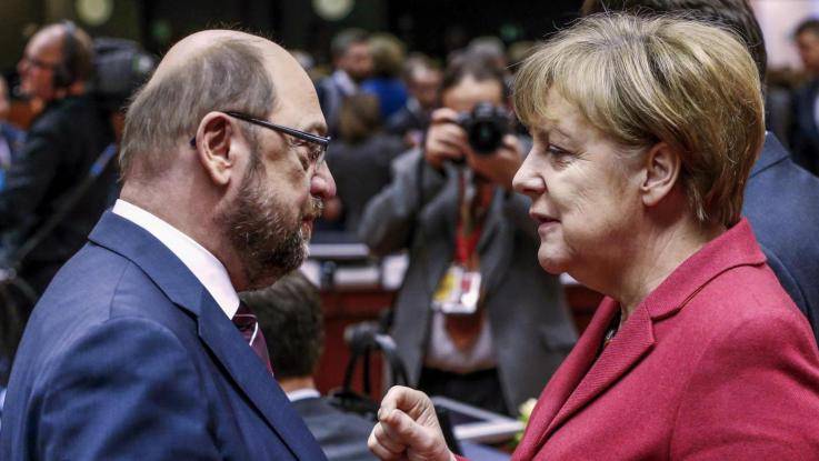 C'è l'accordo Merkel-Schulz: "Ma grosse koalition non è scontata"