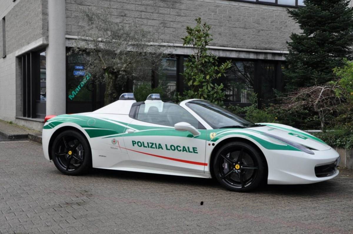 I vigili urbani di Milano avranno in dotazione una Ferrari