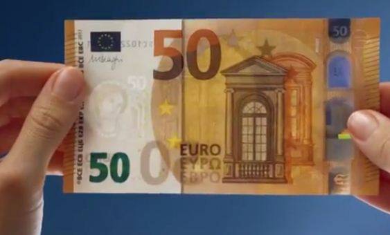Ecco com'è la nuova banconota da 50 euro