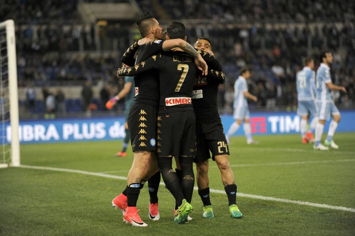 Il Napoli fa la voce grossa contro la Lazio: 0-3 e 3° posto blindato