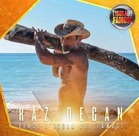 Raz Degan vince la dodicesima edizione dell'Isola dei Famosi