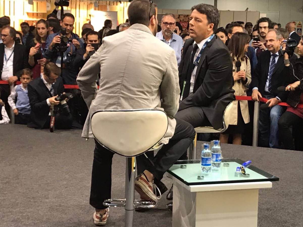 Alla fiera Seeds&Chips Renzi si prende la scena