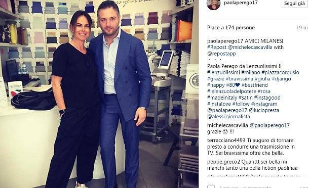 Il ritorno di Paola Perego: la foto su Instagram
