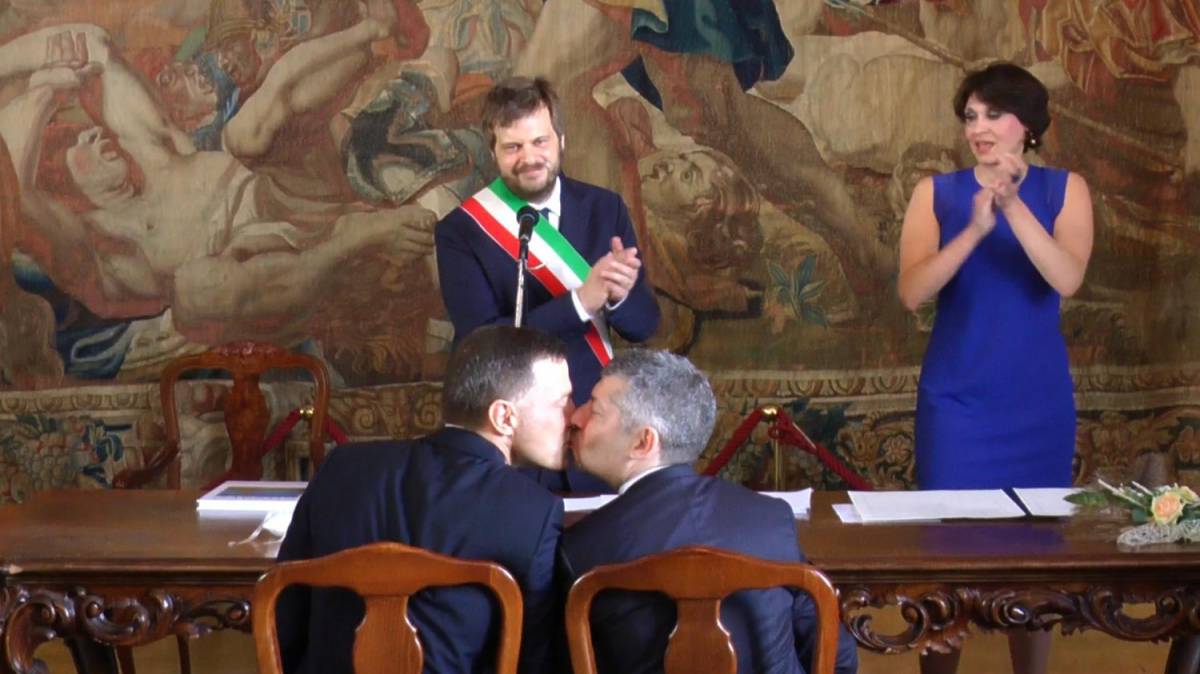 Ivan Scalfarotto ha detto "sì" a Palazzo Reale a Milano