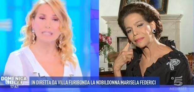Domenica Live, Barbara D'Urso furiosa con la contessa: "Non dirmi come devo fare il mio lavoro"