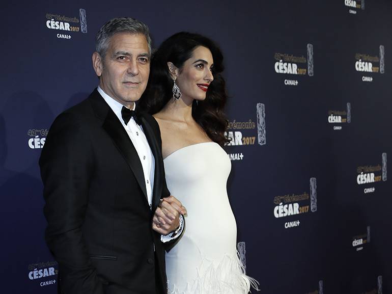 George e Amal Clooney genitori: sono nati Ella e Alexander