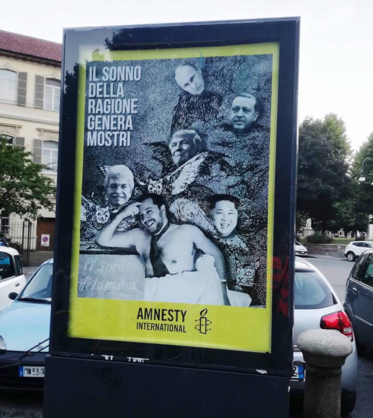 Il manifesto di Amnesty a Torino (clicca per ingrandire)