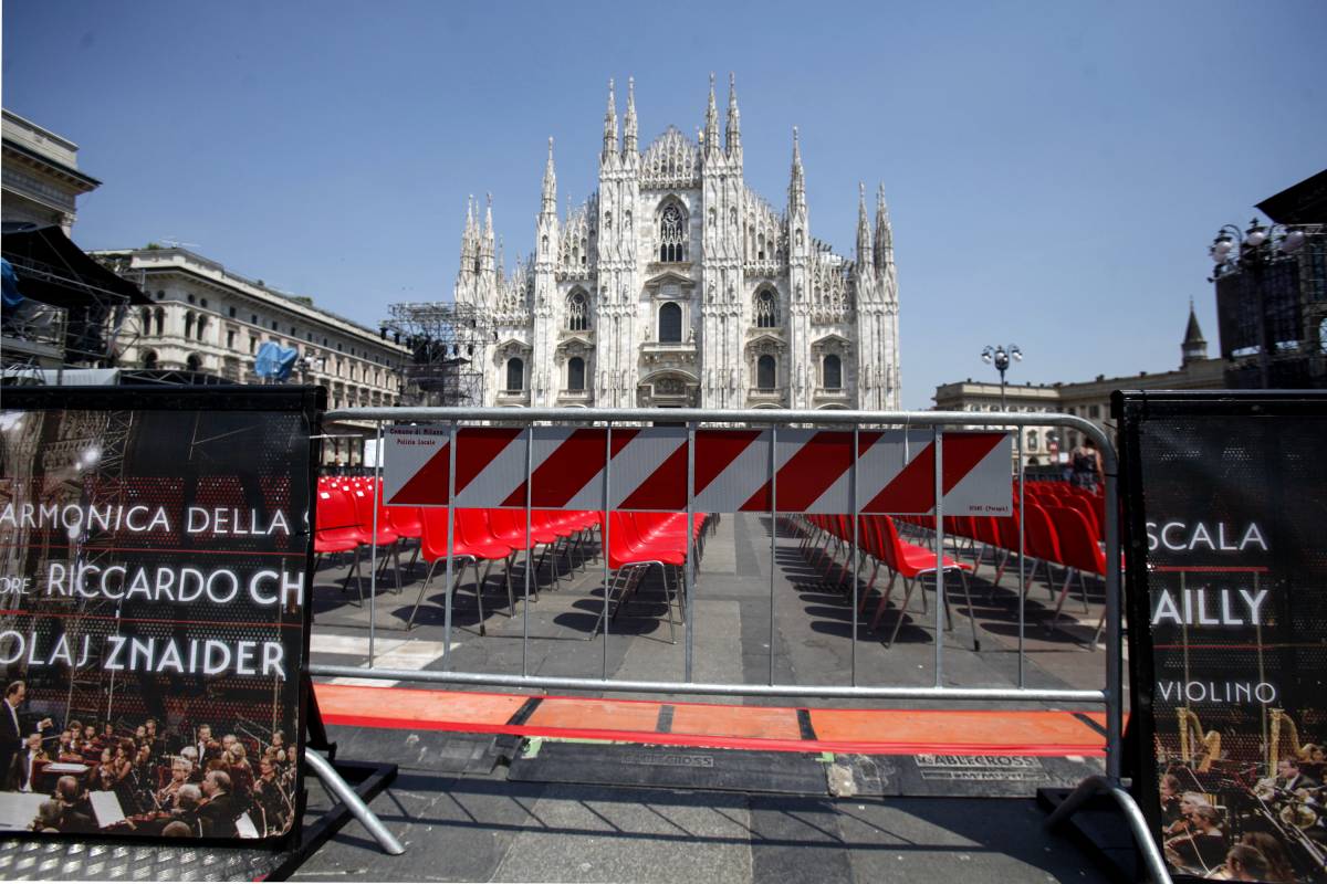 Filarmonica in Duomo Passa il test-sicurezza per i «live» in piazza