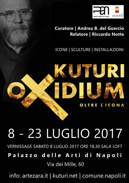Kuturi in mostra a Napoli dall'8 al 23 luglio con “Oxidium oltre l’icona”