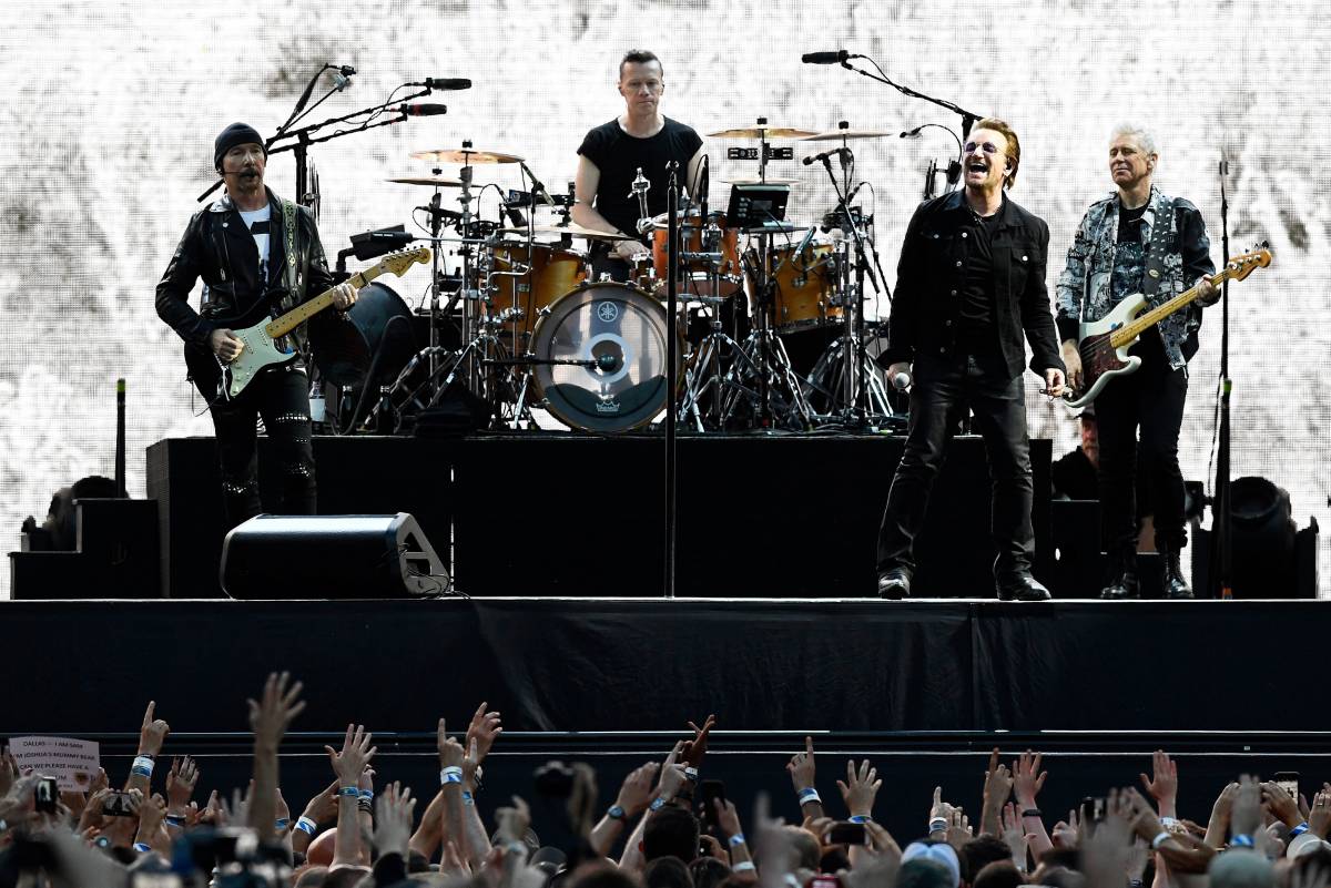 Gli U2 fanno sognare Roma sulle note di "The Joshua tree"