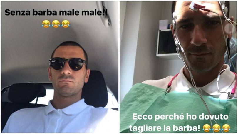 Milan, Bonucci cambia look: "Male male senza barba"