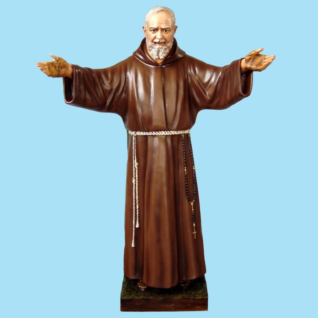 Trapani, statua di Padre Pio per coprire la truffa al contatore: 2 denunciati