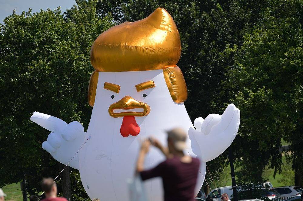 Il "Trump-pollo" che vuole fare i conti in tasca a Donald