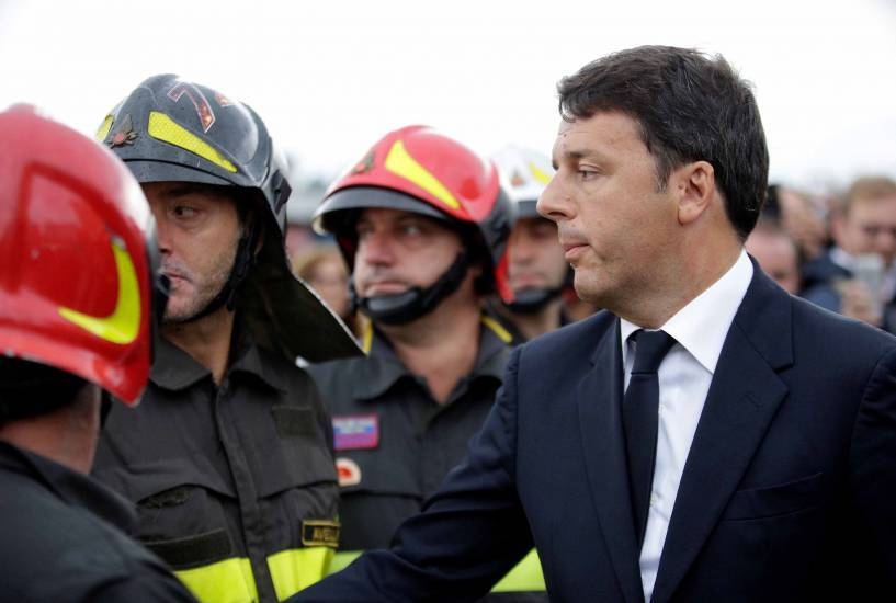 Perché Renzi si è fermato ad Amatrice