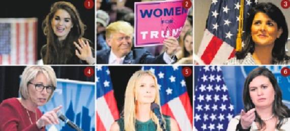 Tutte le donne (di potere) di Donald