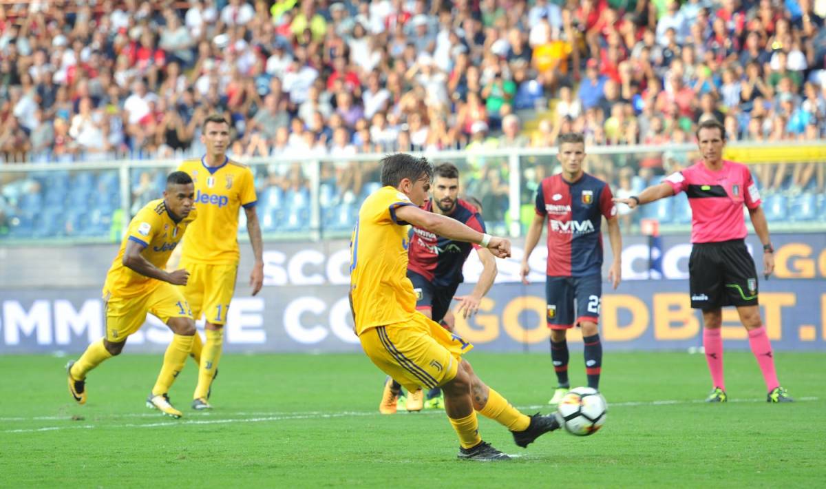 La Juventus soffre ma vince in rimonta: 4-2 al Genoa