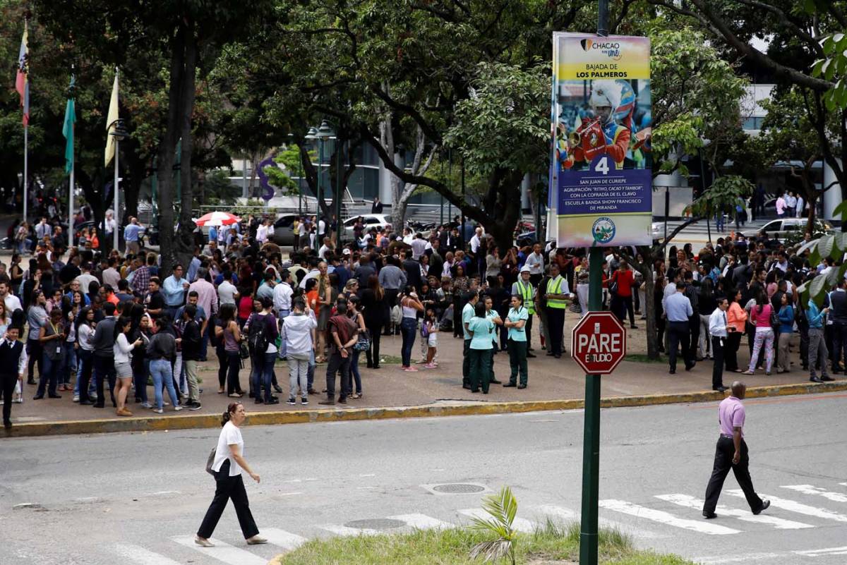 Terremoto a Caracas, gente nelle strade