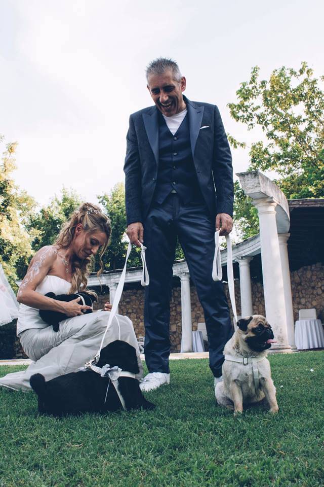 A Verona matrimonio con 39 cani tra gli invitati