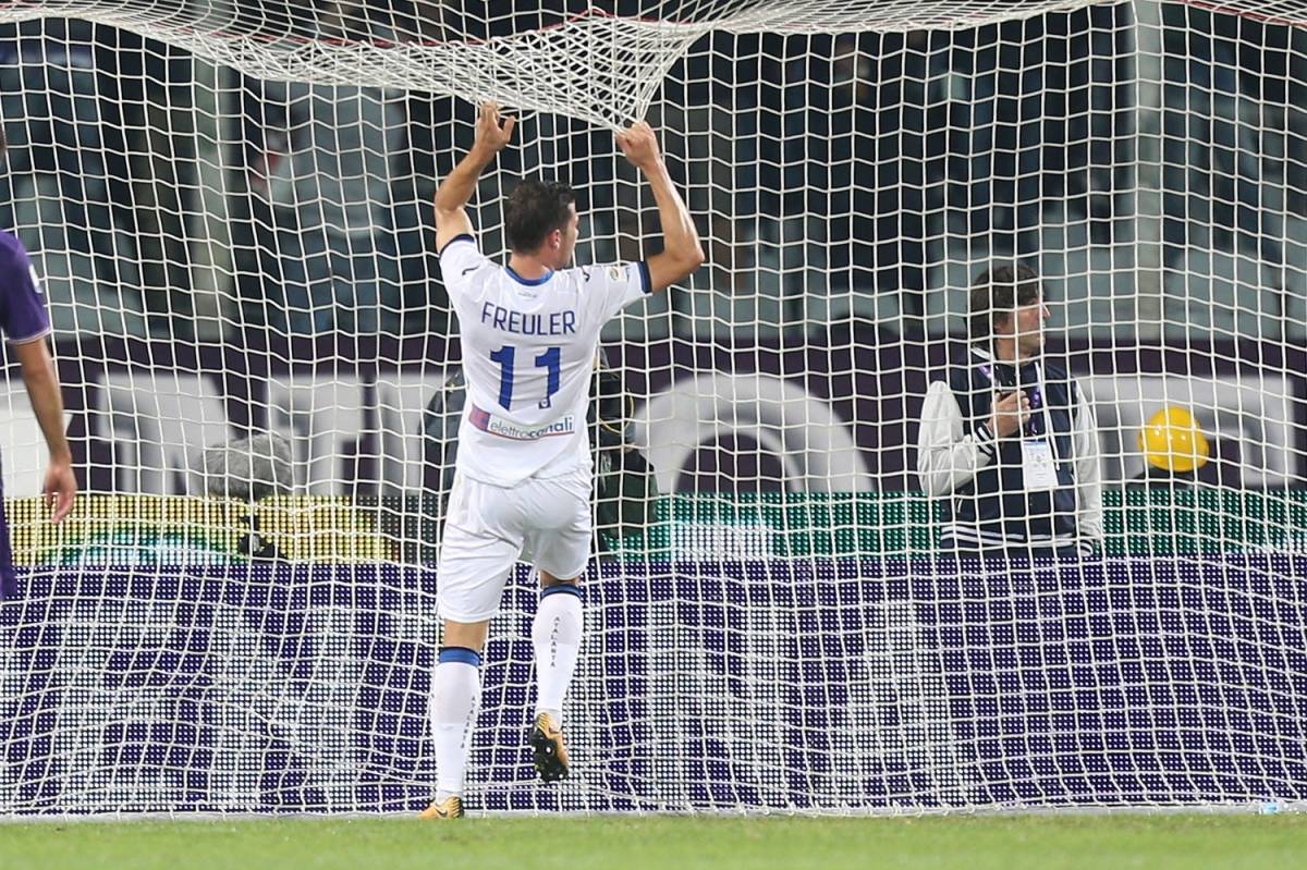 Fiorentina beffata al 94': Freuler salva l'Atalanta