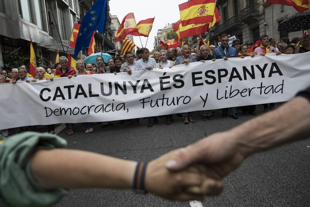 Spagna (e Catalogna) in piazza per il No