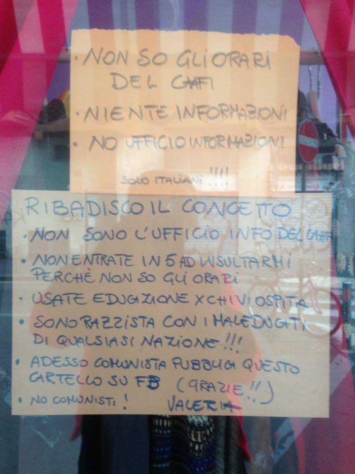 Milano, negoziante espone il cartello in vetrina: "Solo italiani"