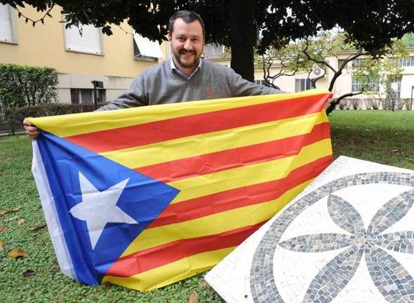 La Lega adesso ha l'incubo Catalogna: giocare con l'autonomia è rischioso