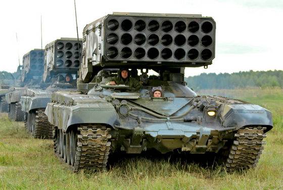 Riad acquista da Mosca lanciarazzi TOS-1A con testate termo-bariche
