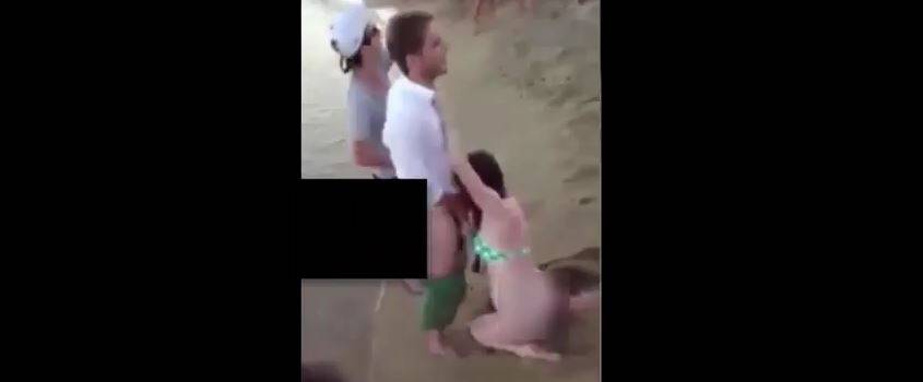 Gesto choc in spiaggia: sesso orale davanti a tutti. Altri bagnanti partecipano