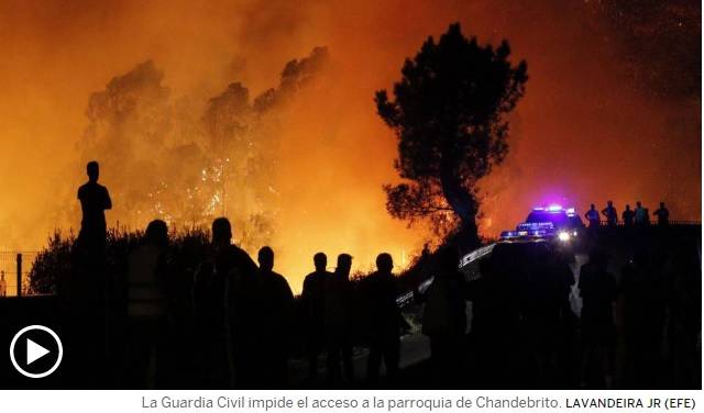 Incendi in Spagna e Portogallo, si aggrava il bilancio delle vittime