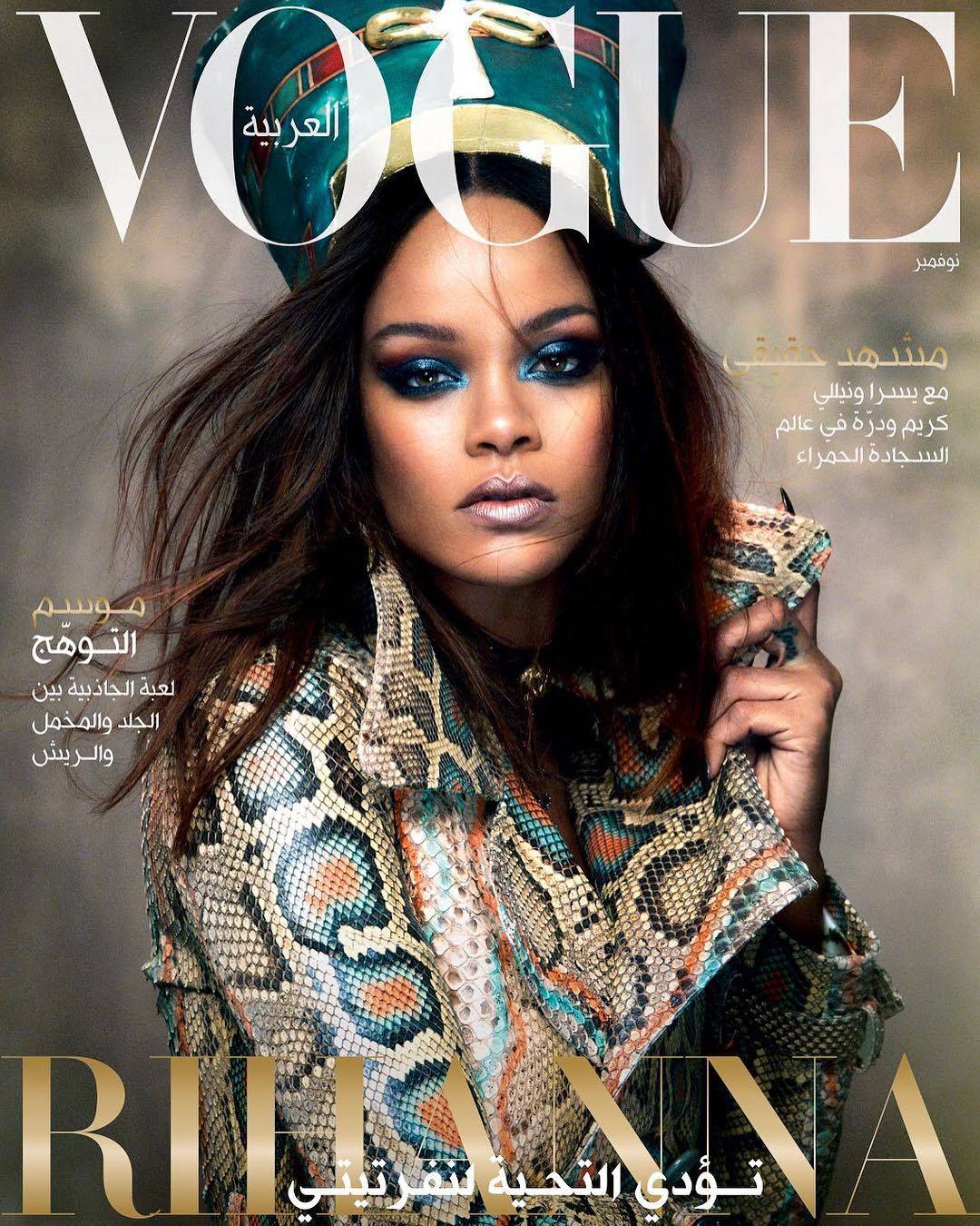 Rihanna come Nefertiti su Vogue. Ma sui social è già polemica