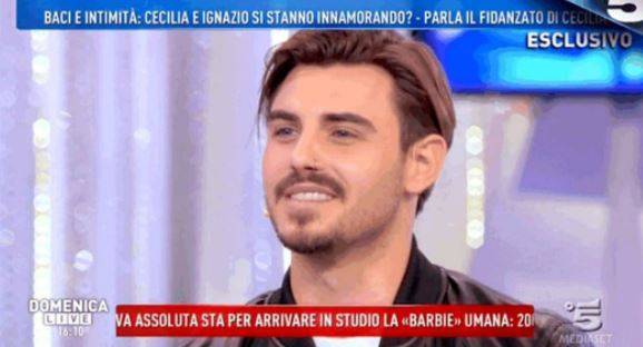Francesco Monte a Domenica Live: "Amo ancora Cecilia"