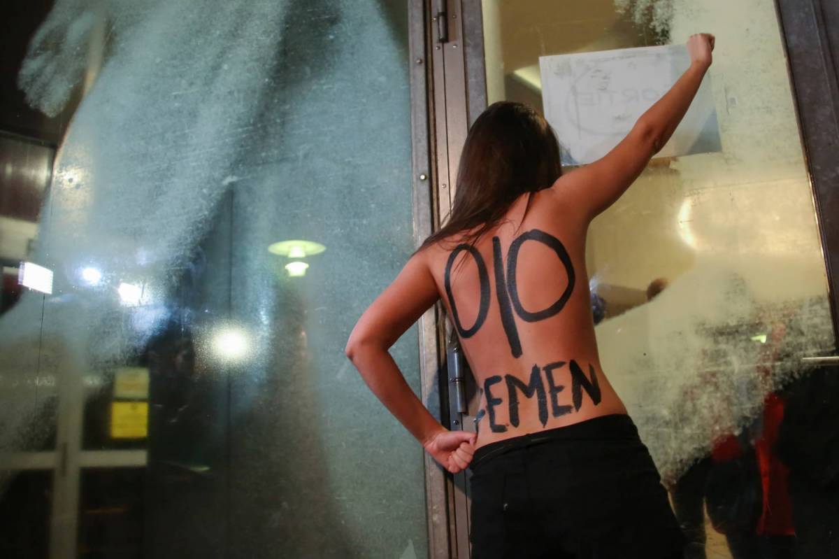 Femen suicida. Diceva: mi vogliono morta