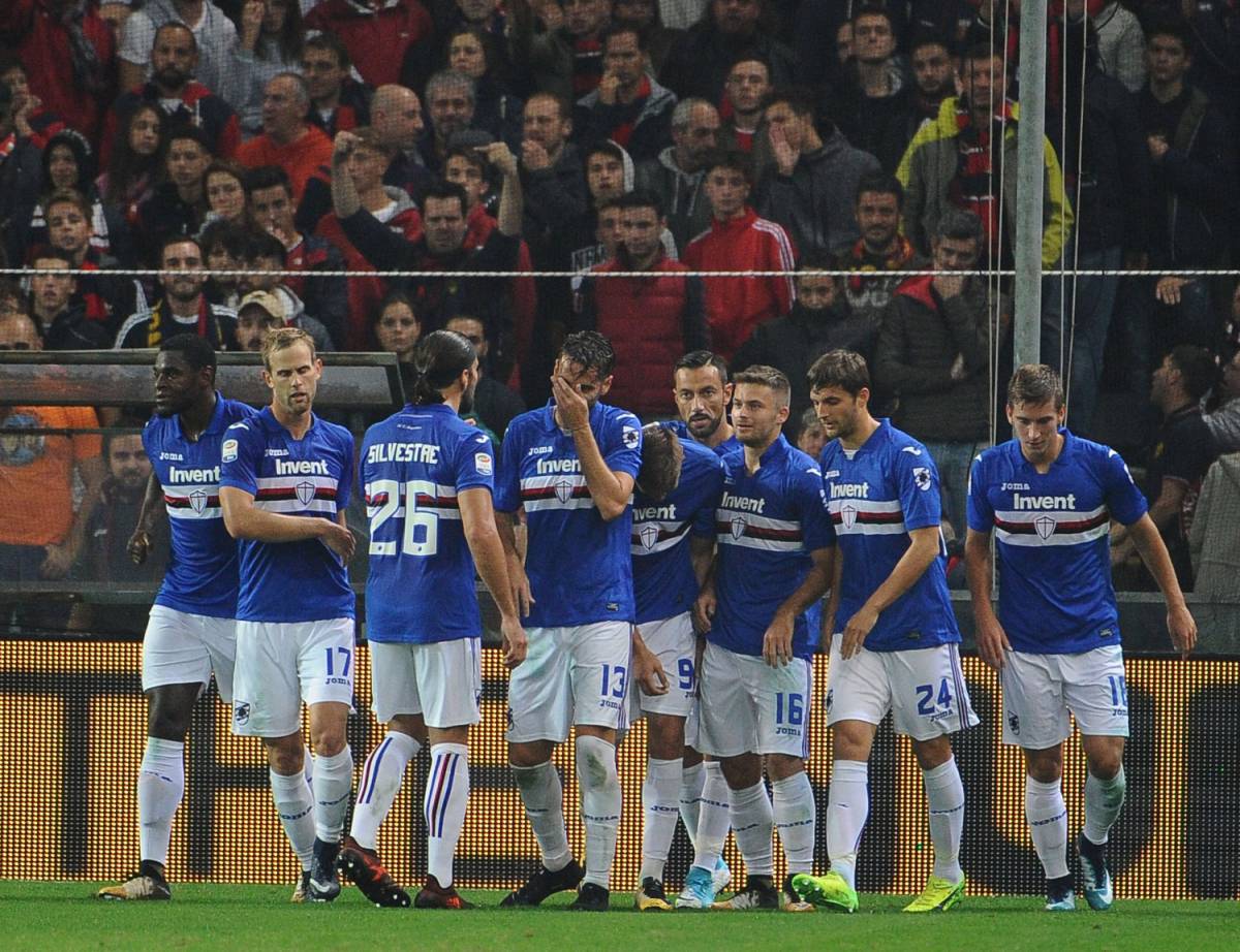 La Sampdoria manda all'inferno il Genoa: il derby della Lanterna è blucerchiato