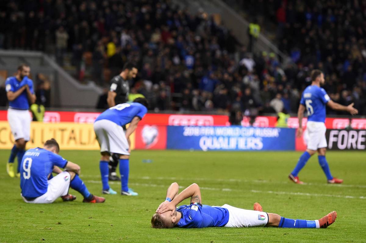 L'Italia gioca con il cuore ma non basta: la Svezia ci fa fuori dal Mondiale