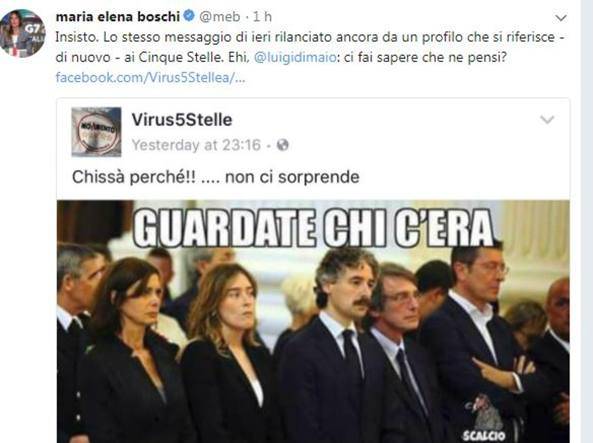 Riina e la fake news con Boldrini e Boschi al suo funerale: "Cosa pensa Di Maio?"