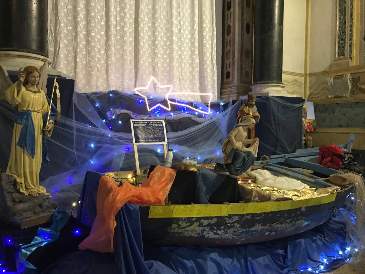 Palermo, a Natale il presepe sui migranti