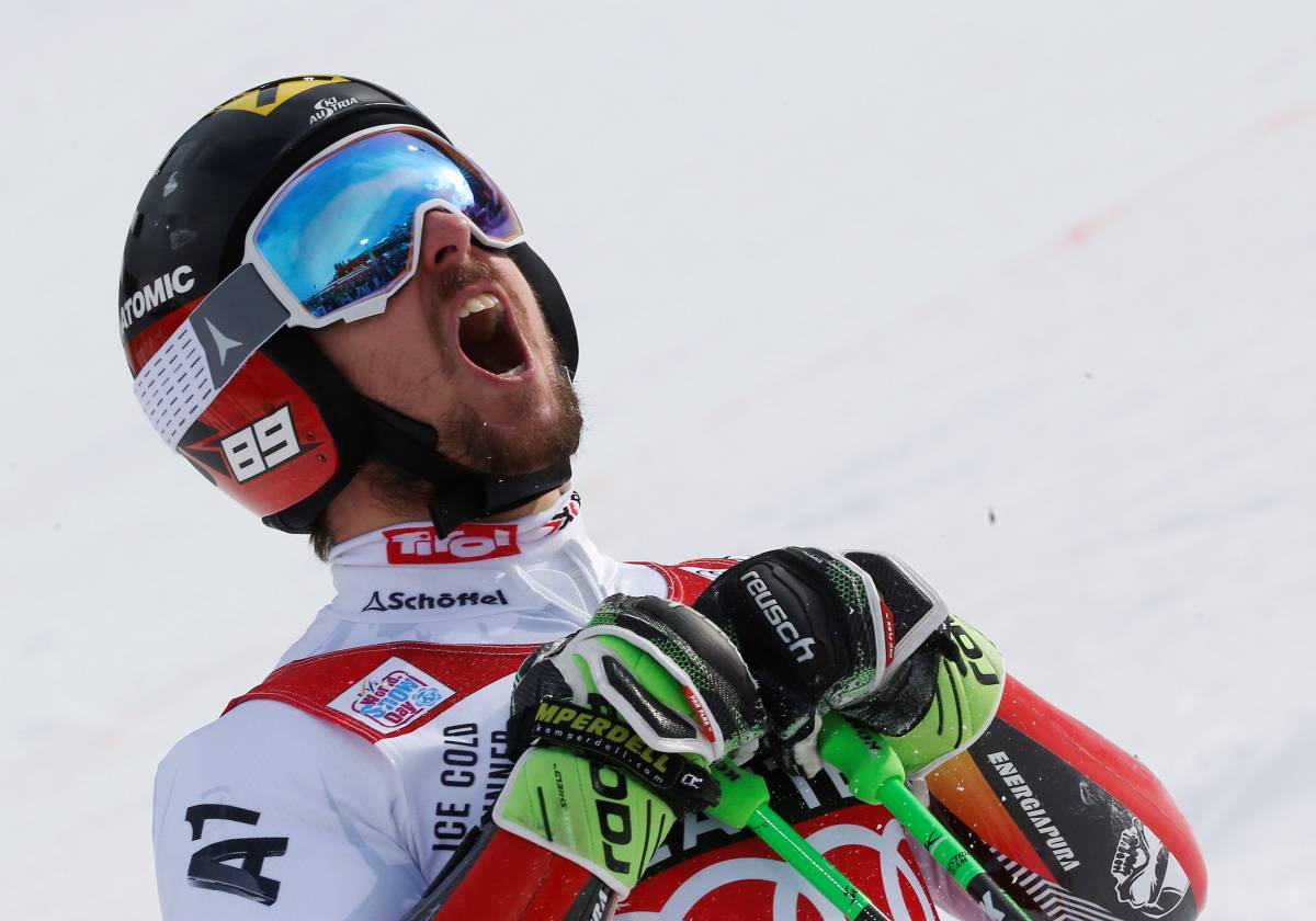 Olimpiadi, Combinata di sci alpino a Hirscher Discesa abbassata per il forte vento
