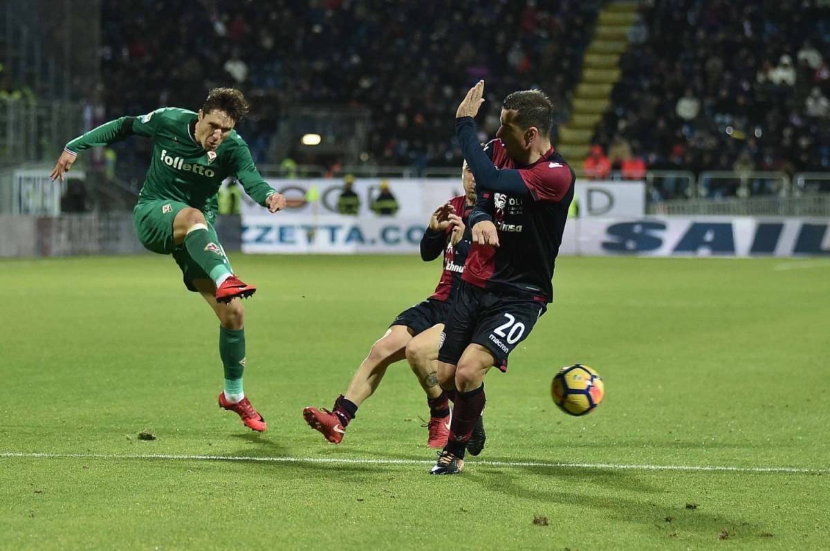 La Fiorentina passa nel finale con Babacar: Cagliari steso 1-0