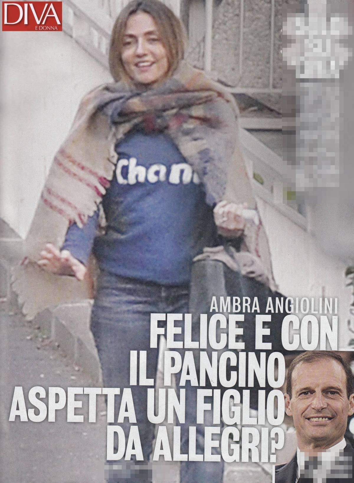 Ambra Angiolini Aspetta Un Figlio Da Max Allegri Ilgiornale It