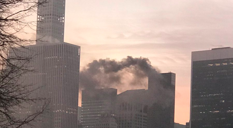 Incendio alla Trump Tower di New York