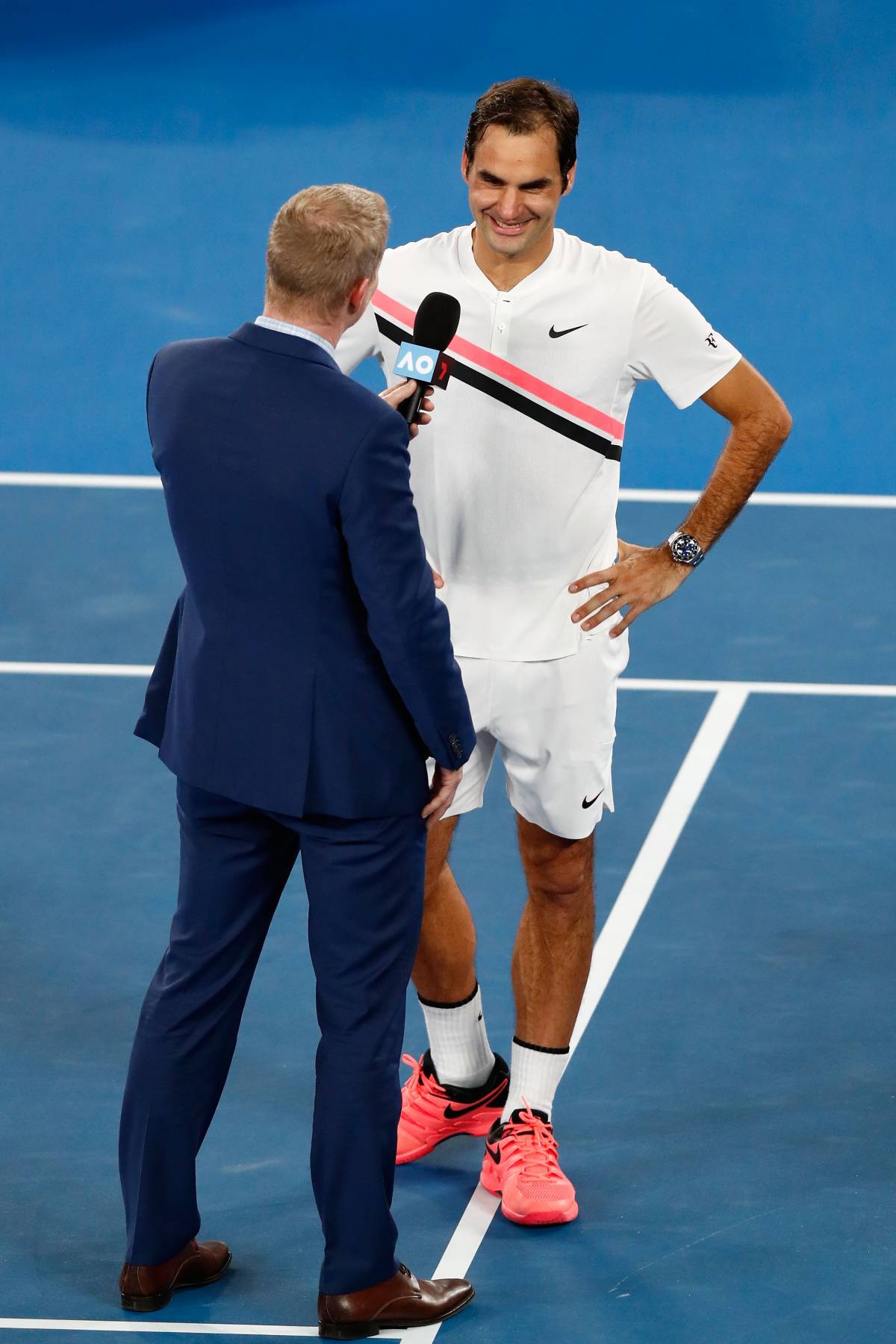 Chung infortunato si ritira. Federer alla 30ª finale Slam