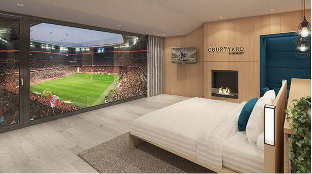 Il Bayern pensa al futuro: camere con vista campo all'interno dell'Allianza Arena