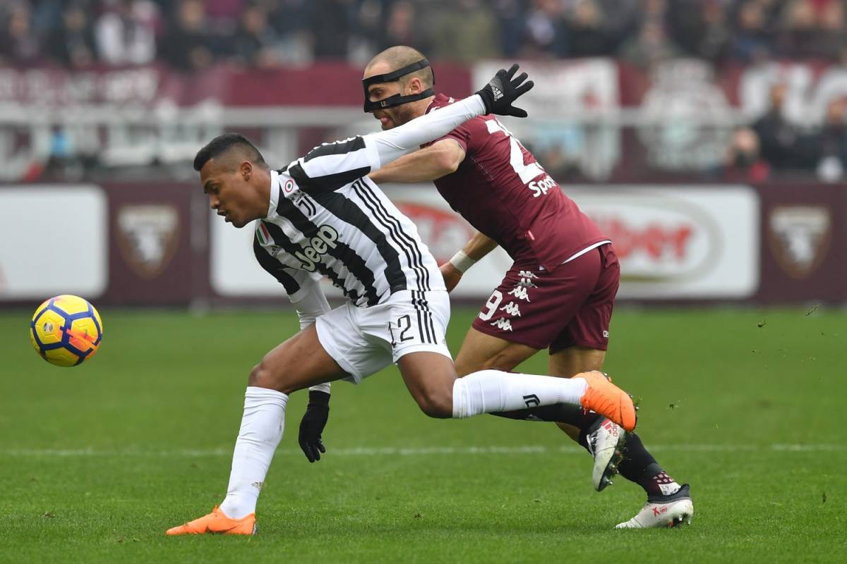 La Juventus vince l'ennesimo derby della Mole: Alex Sandro castiga il Toro