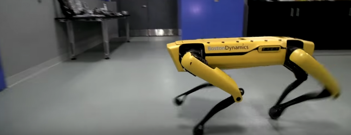 L'ultima frontiera tecnologica: il cane-robot che apre le porte